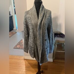 GAP blue Women's Shawl Collar Cardigan